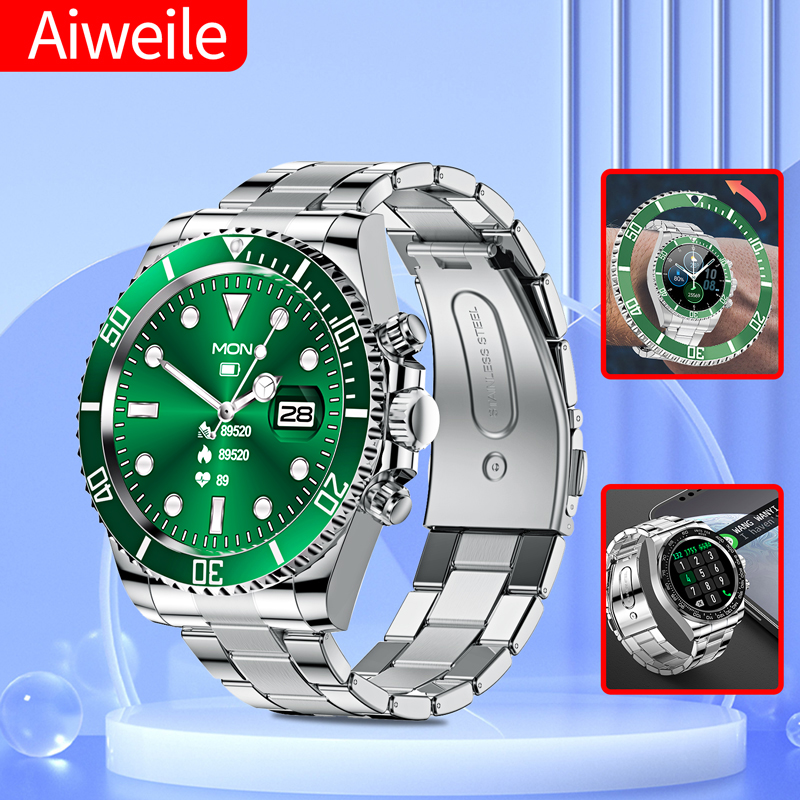 Korean Men Lifestyle - Aiweile AW12 jam tangan pintar pria,