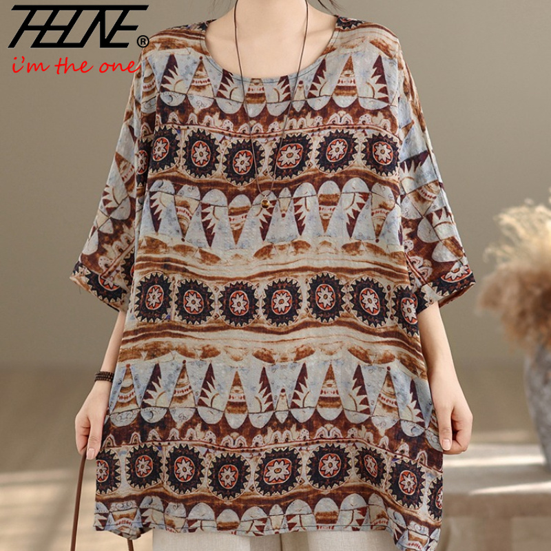 Korean Lifestyle - THHONE Blus Wanita Musim Panas Fashion