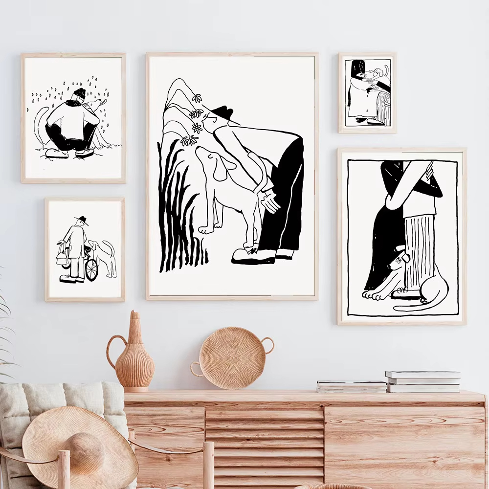 Korean Lifestyle & Kids Boutique Photos - Poster Kanvas Minimalis Gaya Hidup dan