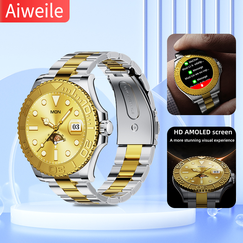 Korean Men Lifestyle - Aiweile AW46 jam tangan pintar pria,