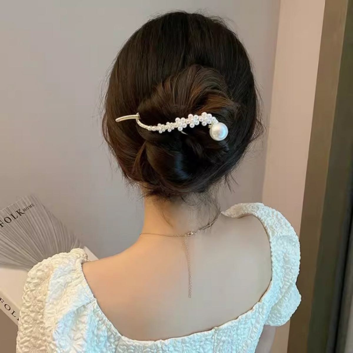Jepit Rambut Mutiara Glitter E - Korean Lifestyle & Kids Boutique Photos ulasan dan harga