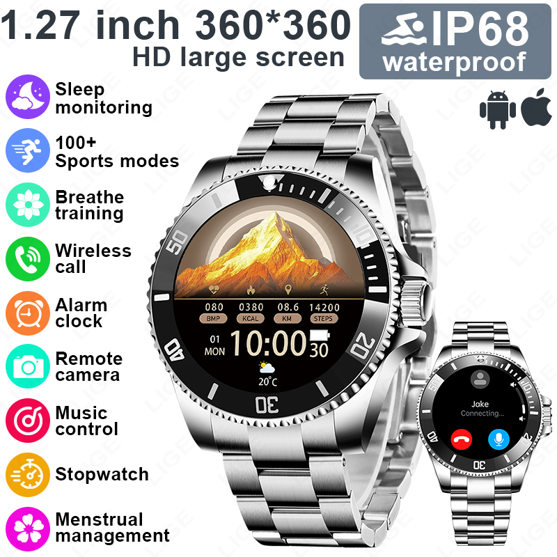 Jam Tangan Pintar Mewah Gaya B - Korean Men Lifestyle ulasan dan harga