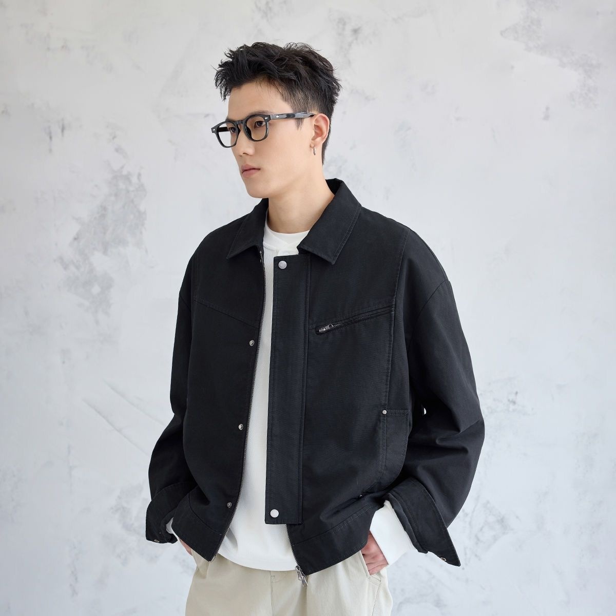 Jaket Pria Mantel Gaya Korea K - Korean Men Lifestyle ulasan dan harga