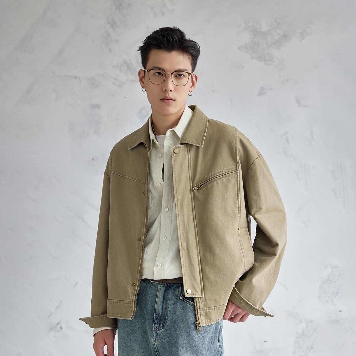 Jaket Pria Mantel Gaya Korea K - Korean Men Lifestyle ulasan dan harga