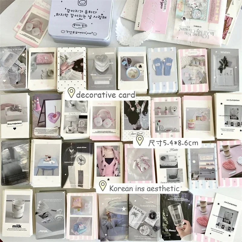 30Pcs Kartu Koleksi Gaya Korea - Korean Lifestyle Aesthetic ulasan dan harga