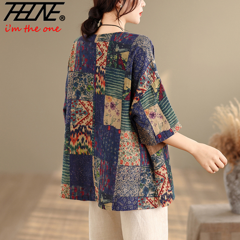THHONE Blus Wanita Musim Panas - Korean Lifestyle ulasan dan harga
